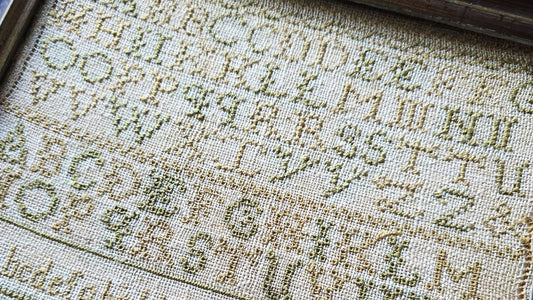 Missing Letters in Early Samplers: The Evolving Alphabet in Stitch