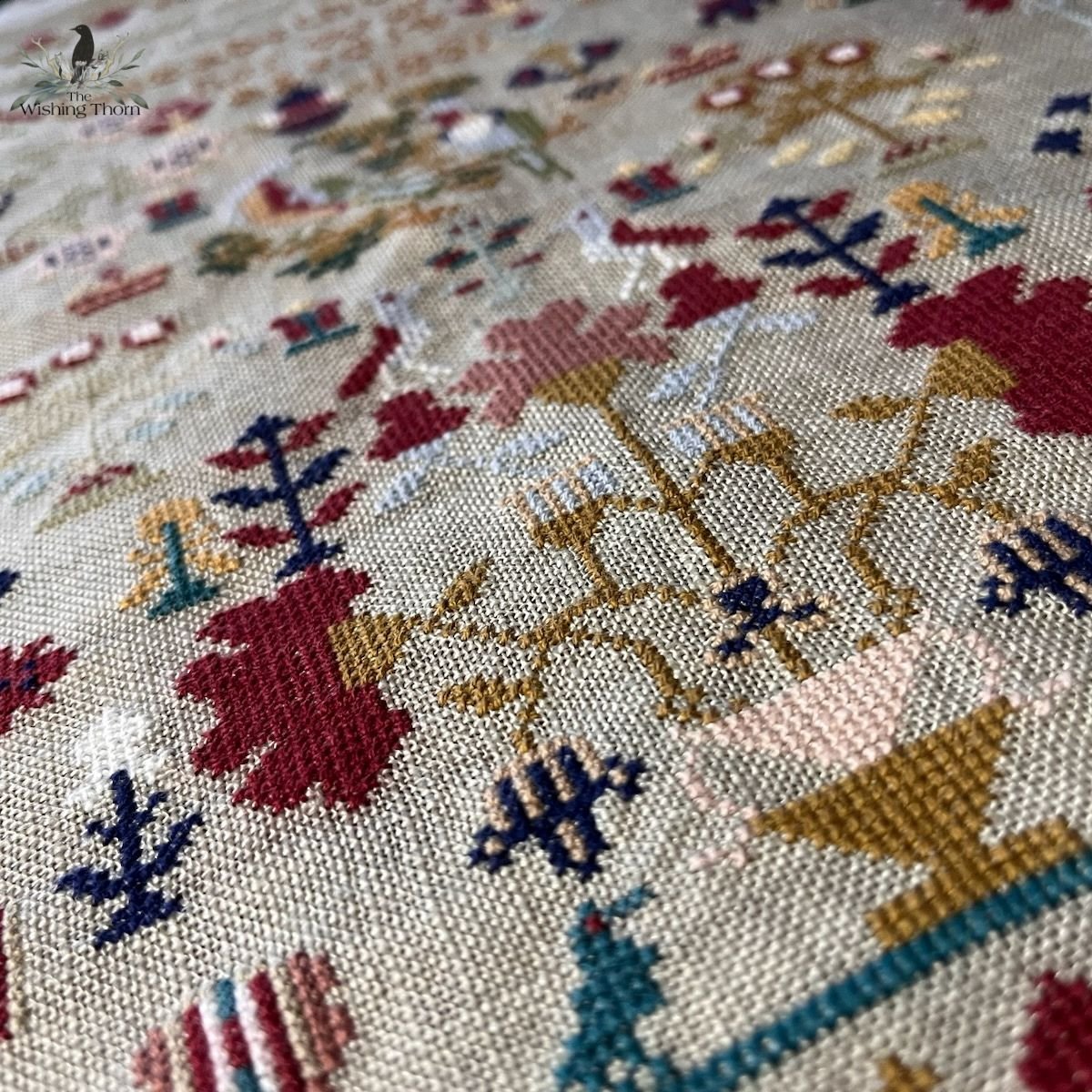 Elizabeth Hughes 1851 Sampler Pattern Paper Chart