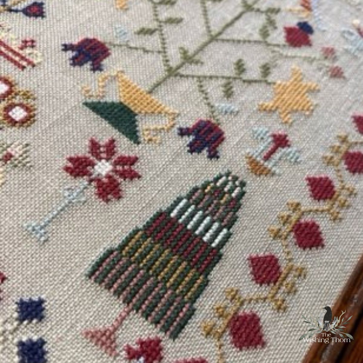 Elizabeth Hughes 1851 Sampler Thread Pack