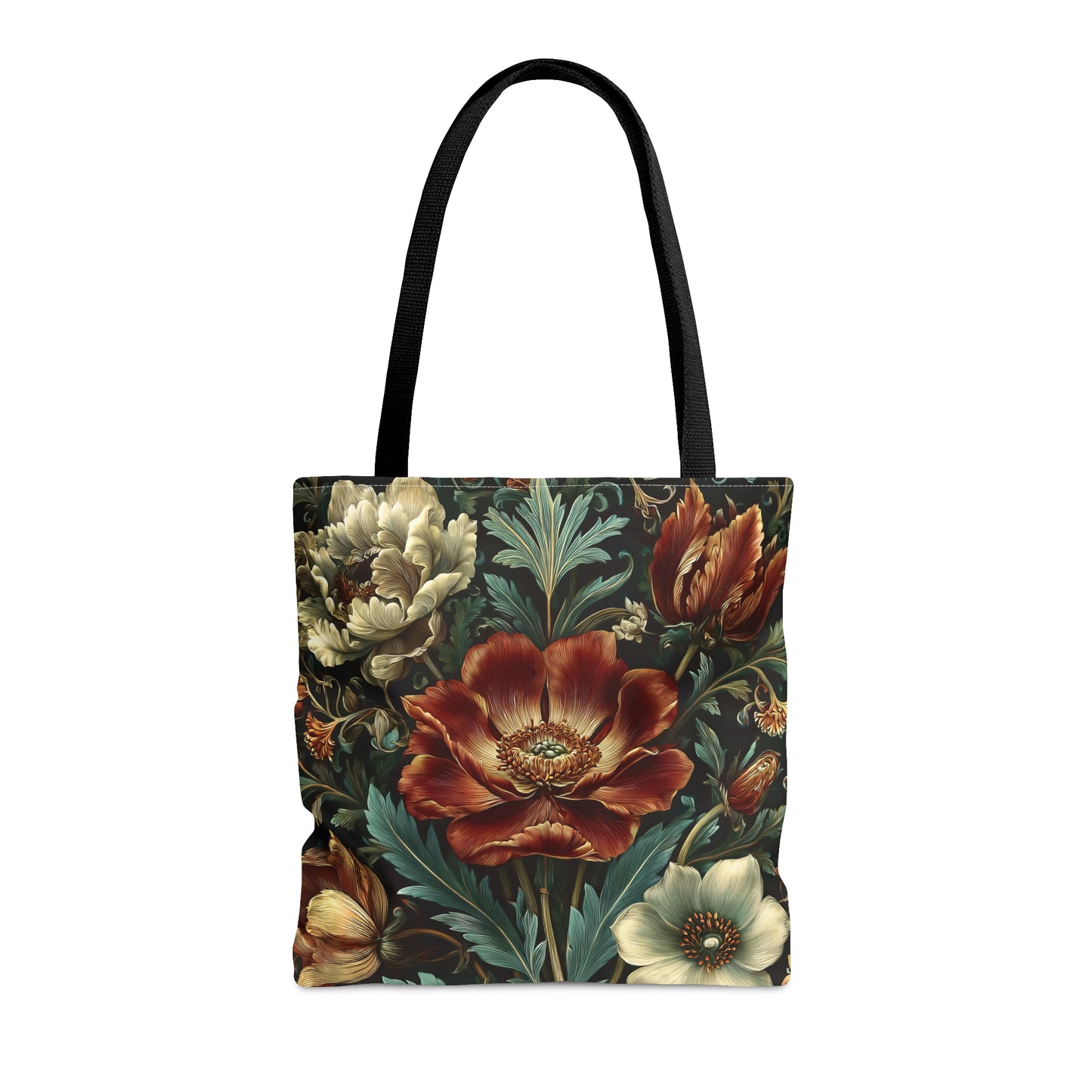 Red Flower Tote
