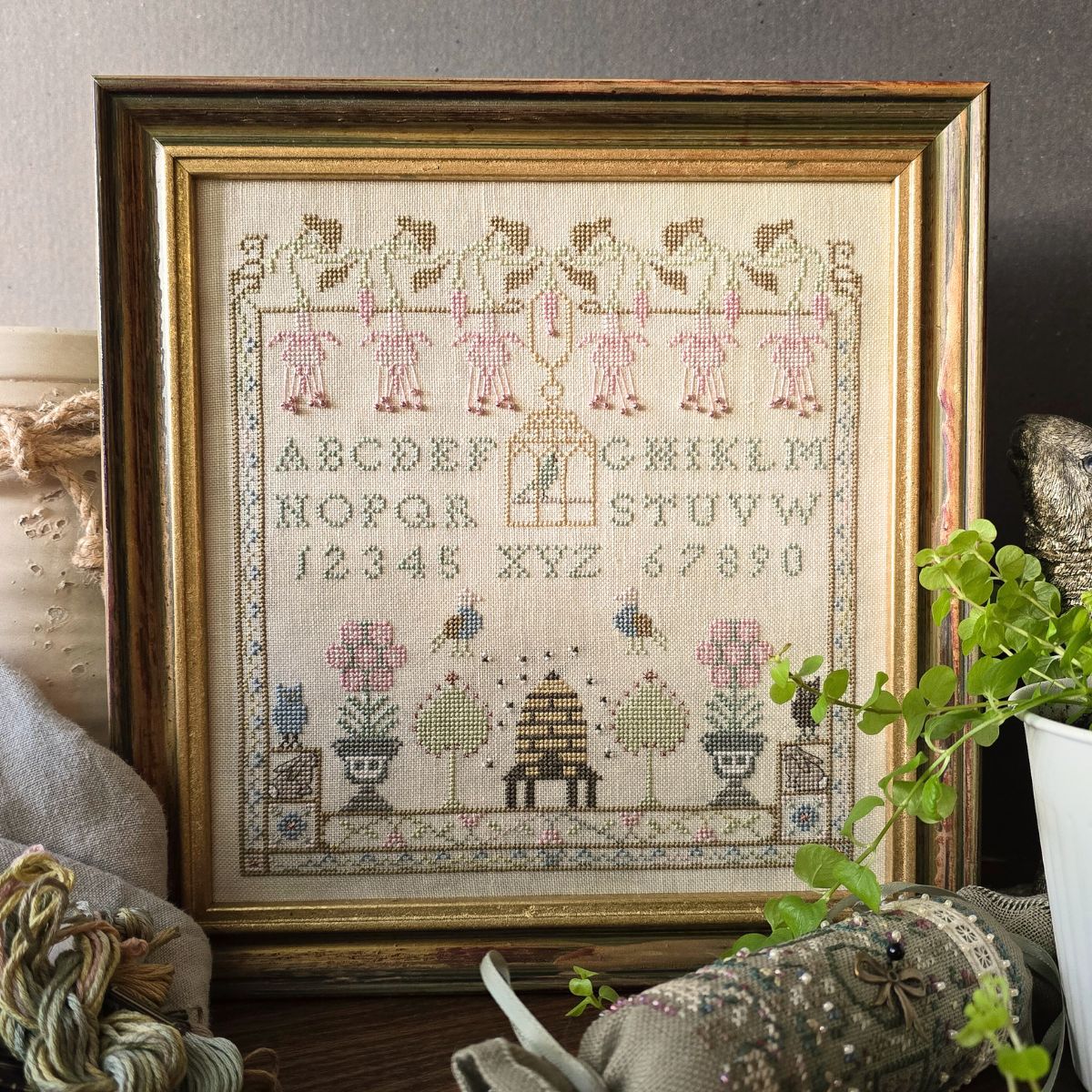 Clogwyn in Spring Sampler Pattern Paper Chart