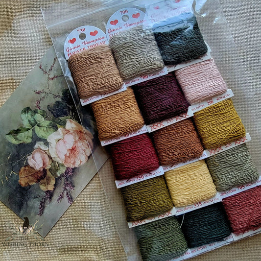 Flower Threads for Jane Parson Sampler