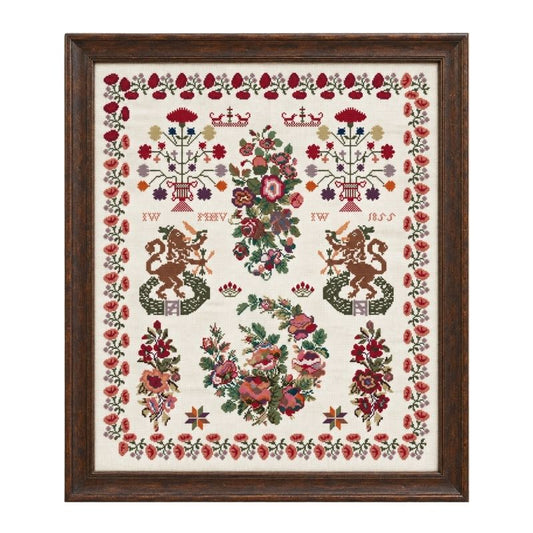 IW 1855 Dutch Sampler Cross Stitch Paper Chart