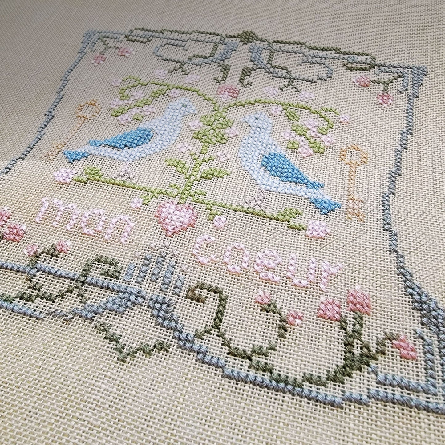 Mon Coeur Valentine Cross stitch pattern