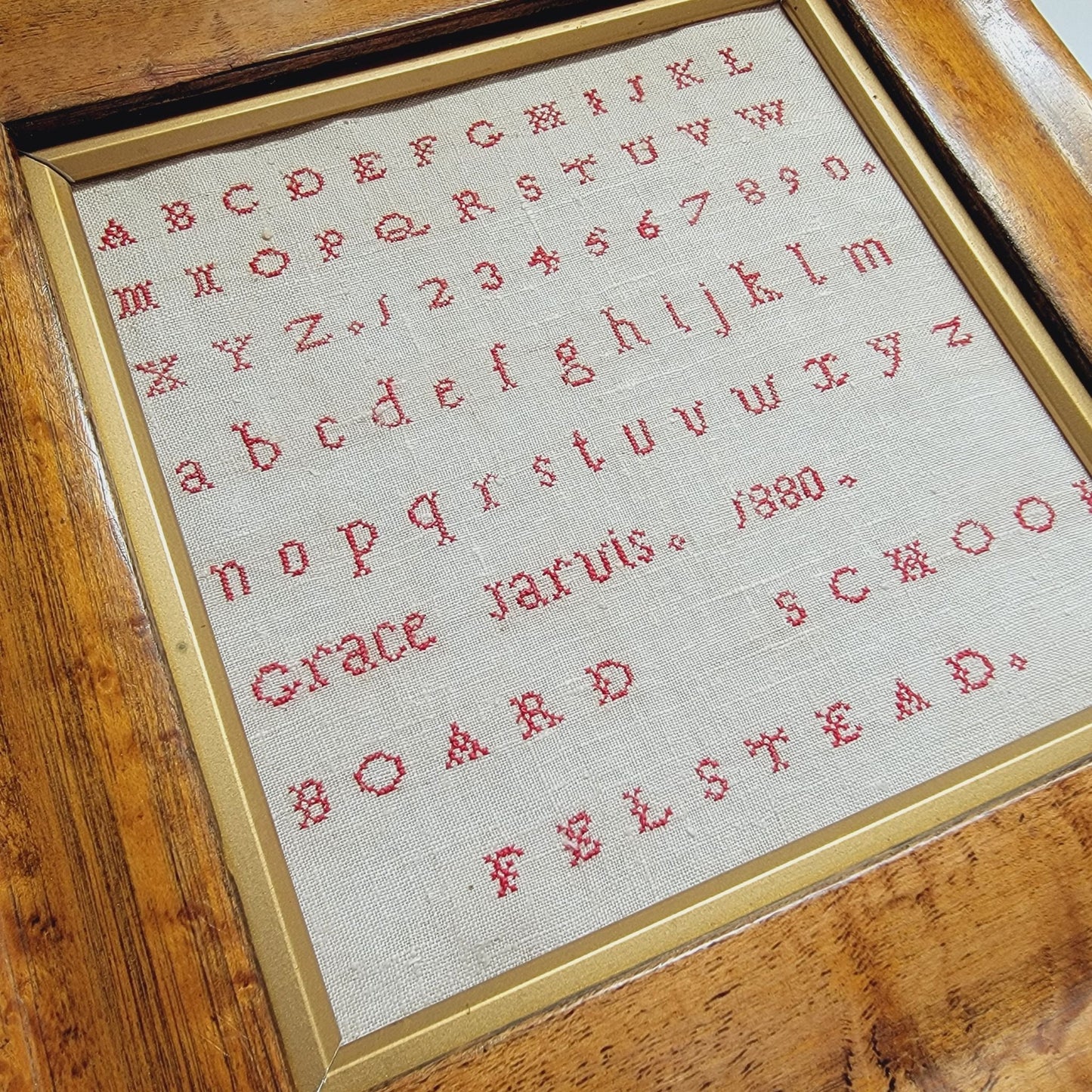Grace Jarvis 1880 Sampler Paper Chart