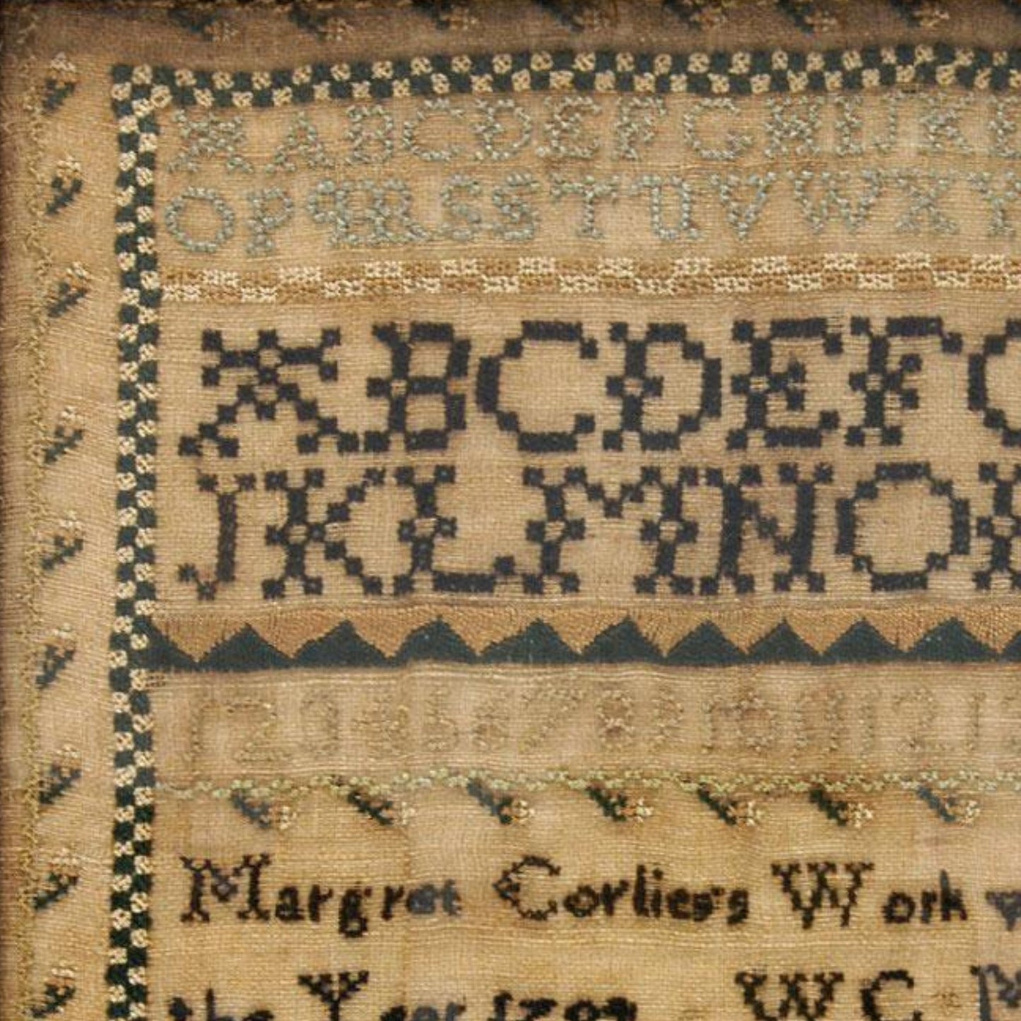 Margaret Corliess 1794 Sampler Pattern PDF