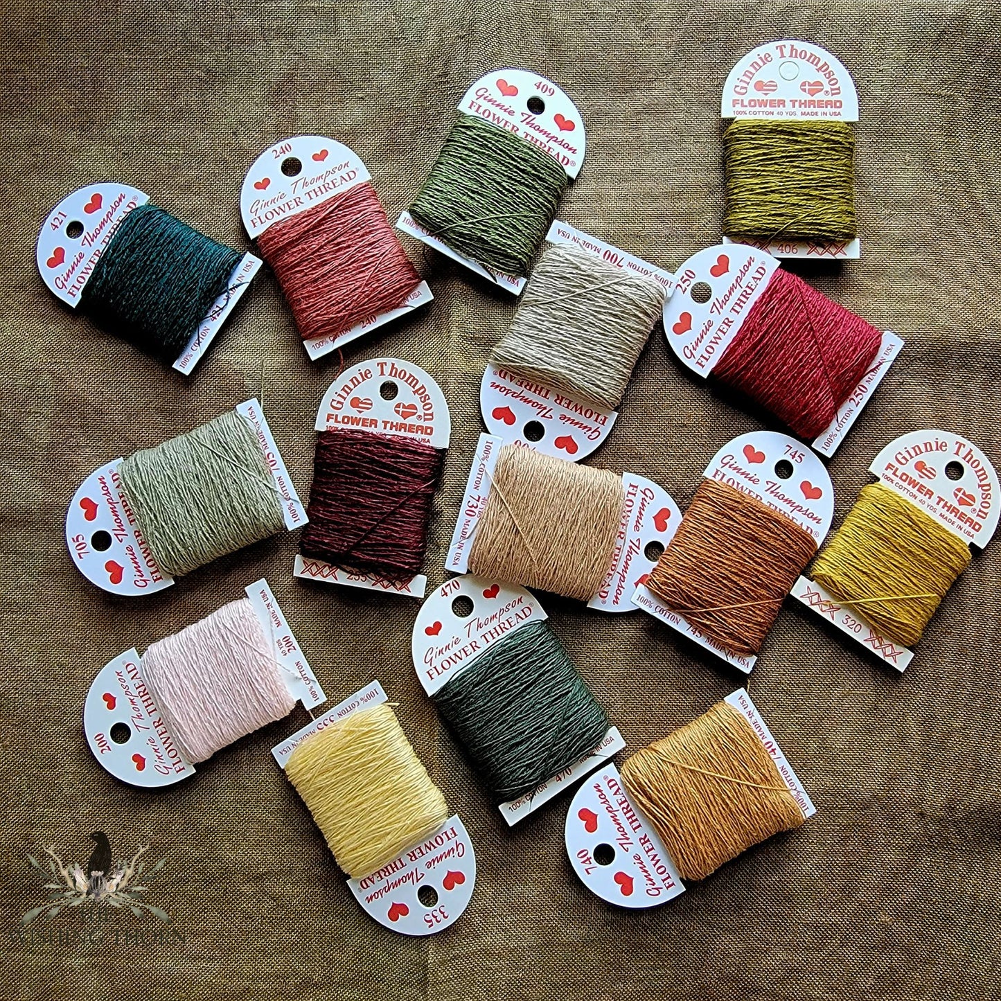 Flower Threads for Jane Parson Sampler