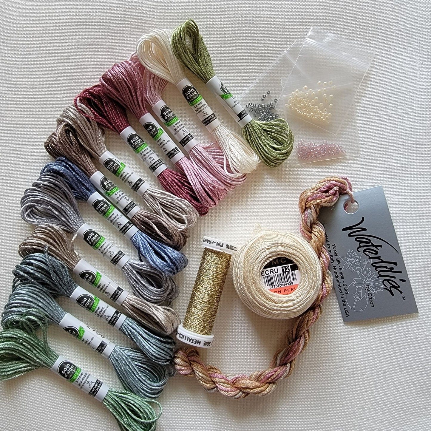 Spun Silk Sampler Thread Pack