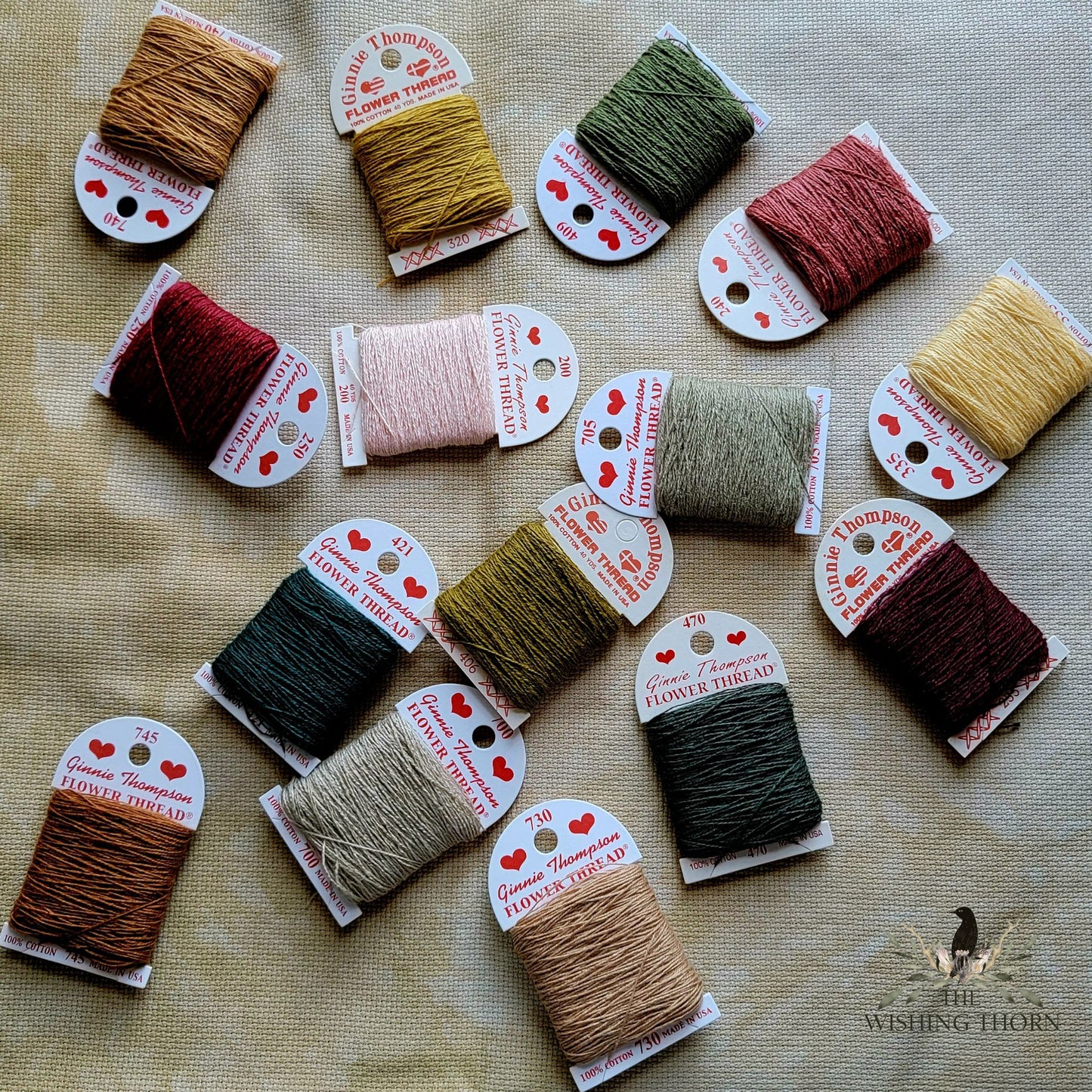 Flower Threads for Jane Parson Sampler