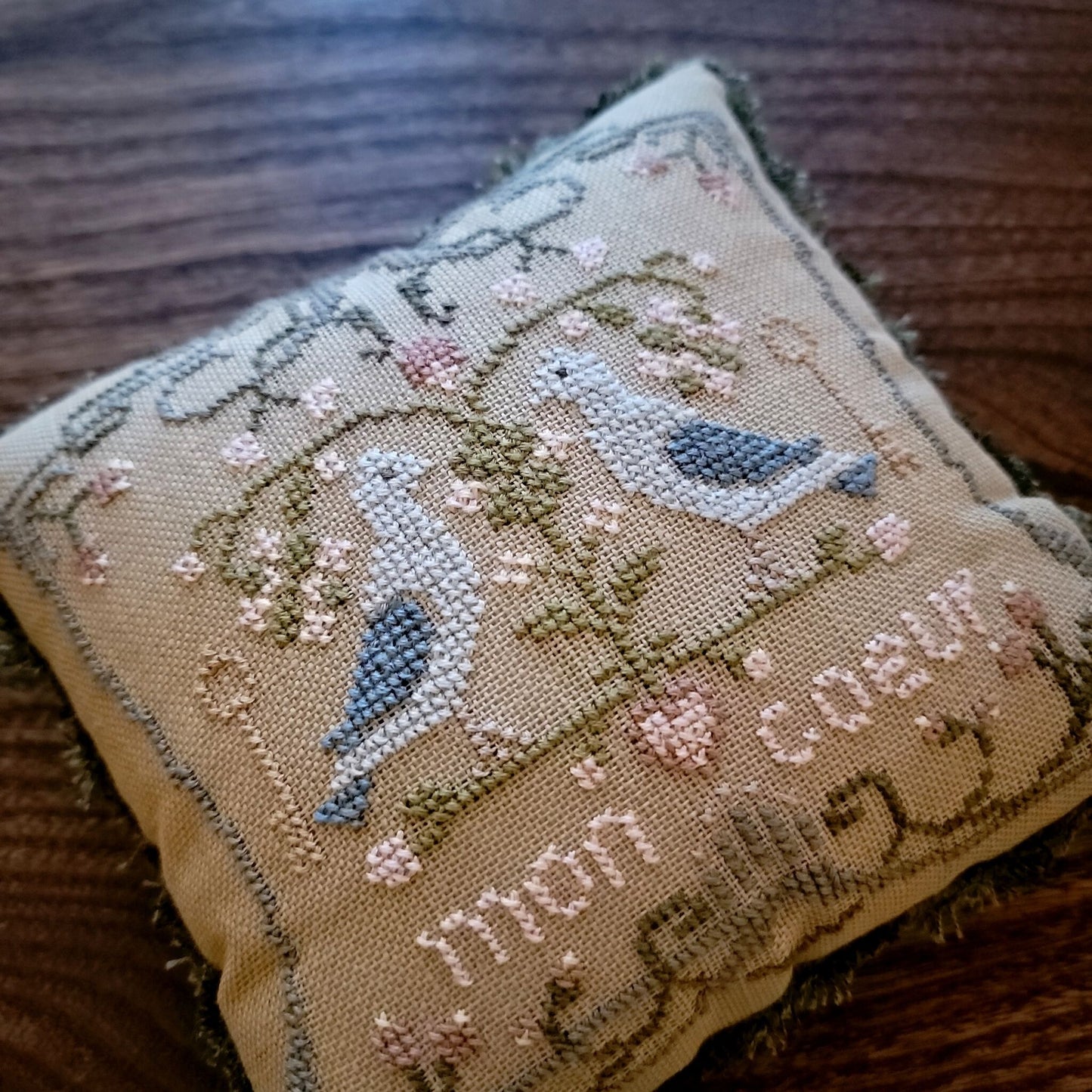 Mon Coeur Valentine's Cross Stitch Pattern