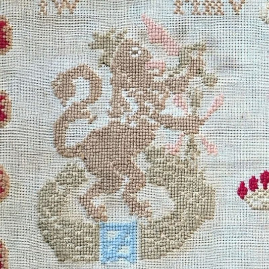 IW 1855 Dutch Sampler Cross Stitch Pattern PDF