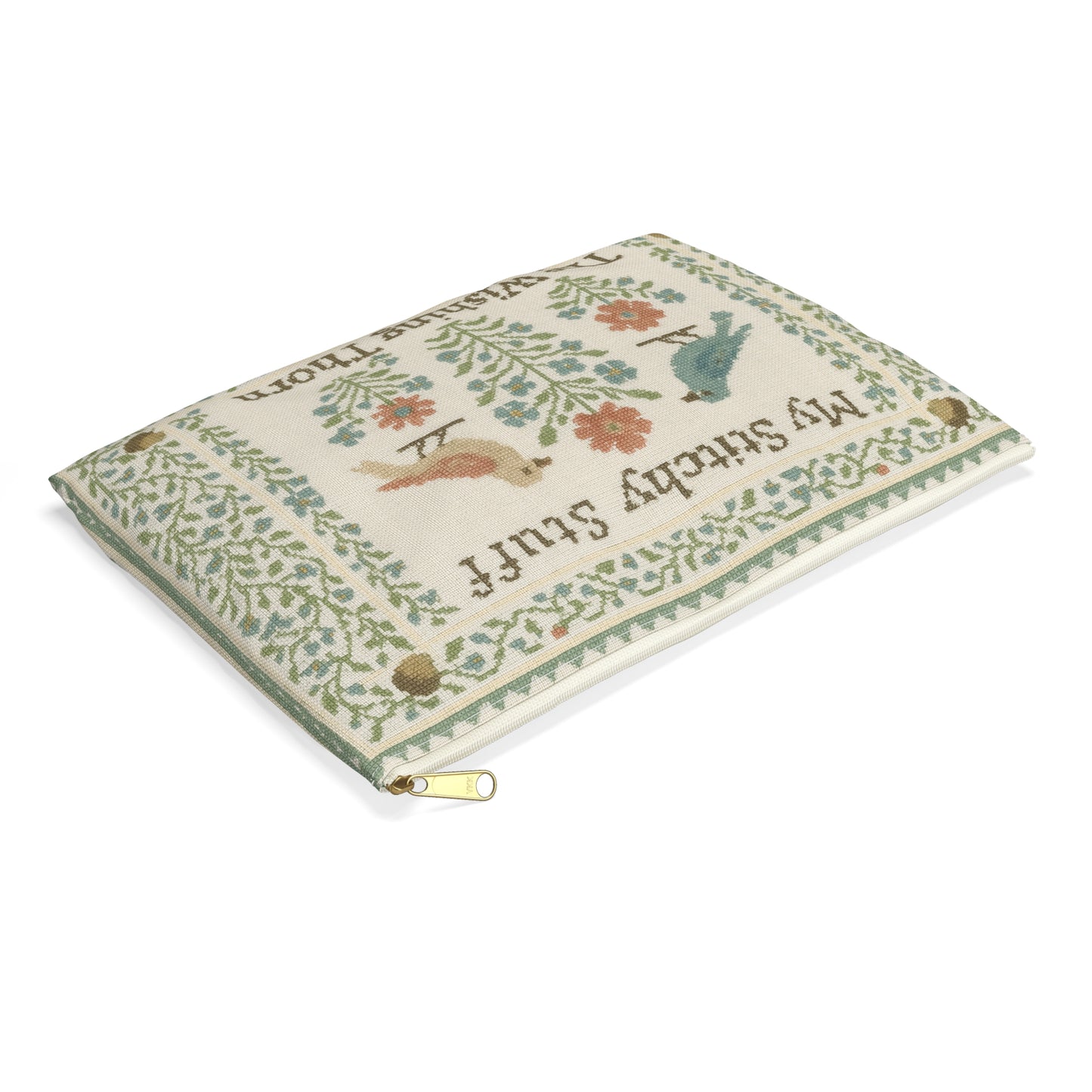 Rustic Birds Stitchy Pouch