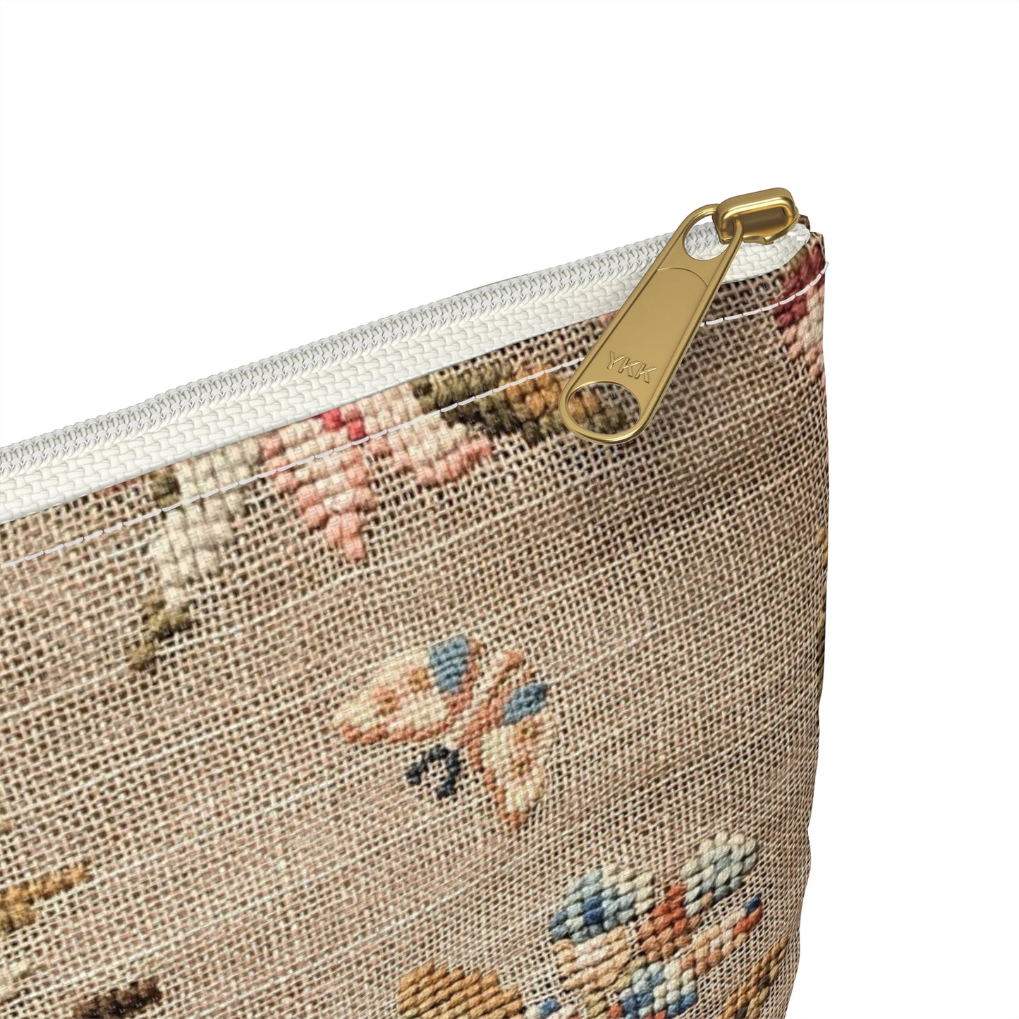 Rebecca Worrall Pouch – Needlework Storage Bag Inspired by Antique Sampler