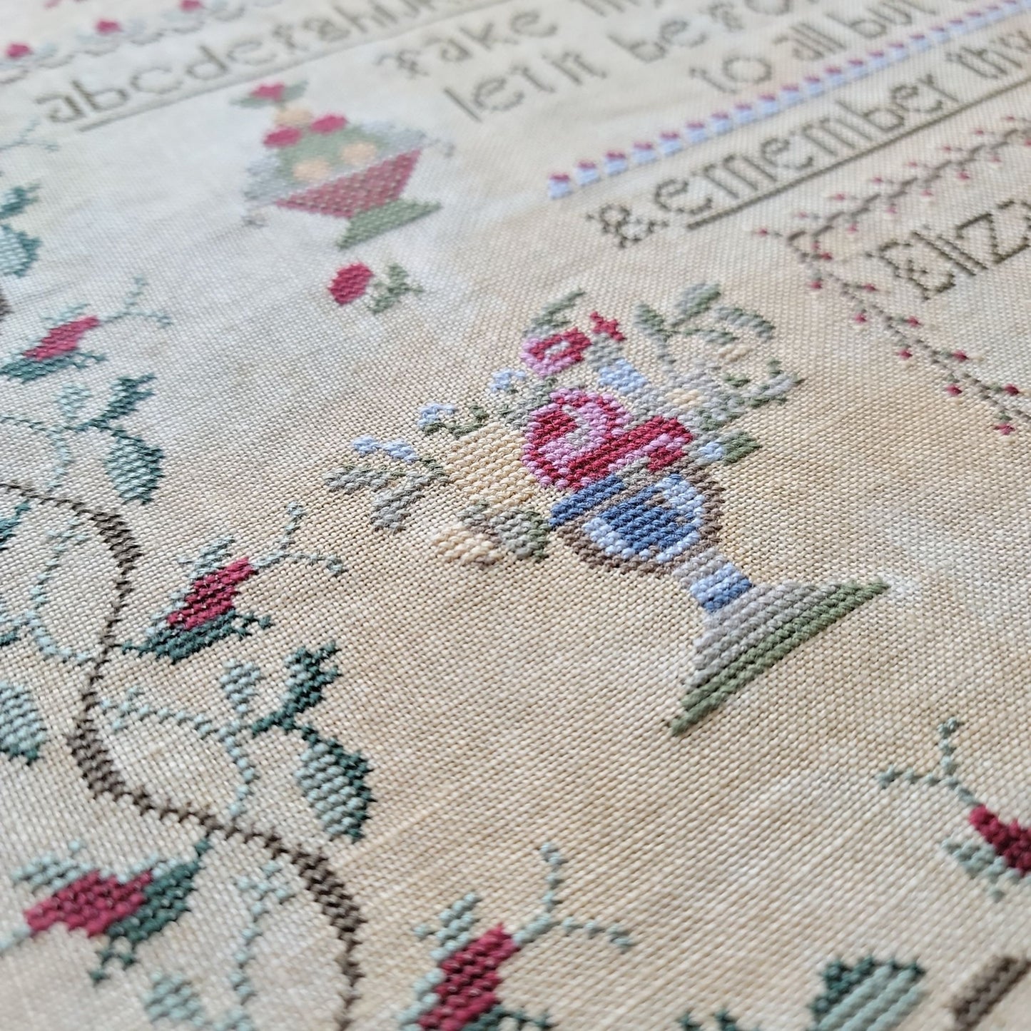 Eliza Jane Smyth 1840 Sampler Complete Kit