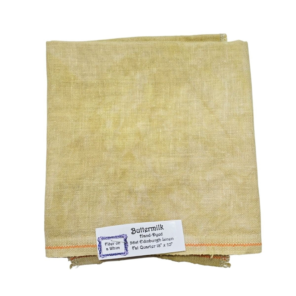 36 Count Linen by Fiber on a Whim Fat Quarter, Hand-Dyed Cross Stitch Fabric (Multiple Colors)