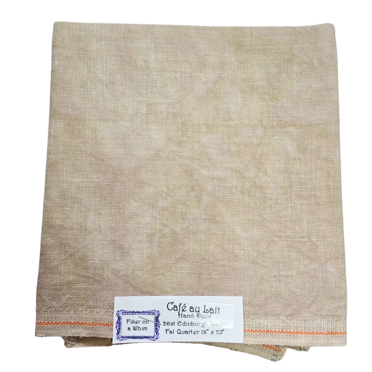 36 Count Linen by Fiber on a Whim Fat Quarter, Hand-Dyed Cross Stitch Fabric (Multiple Colors)
