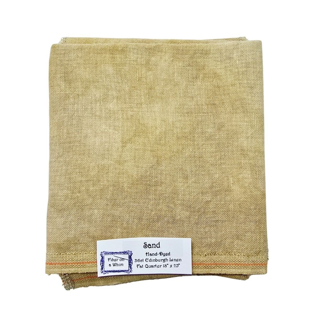 36 Count Linen by Fiber on a Whim Fat Quarter, Hand-Dyed Cross Stitch Fabric (Multiple Colors)