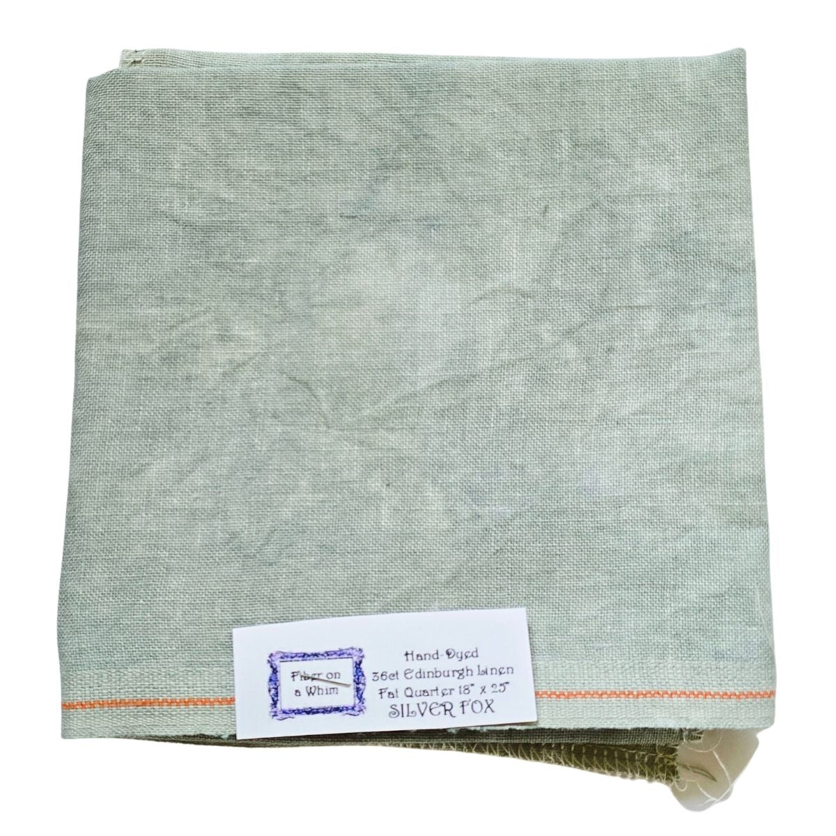 36 Count Linen by Fiber on a Whim Fat Quarter, Hand-Dyed Cross Stitch Fabric (Multiple Colors)