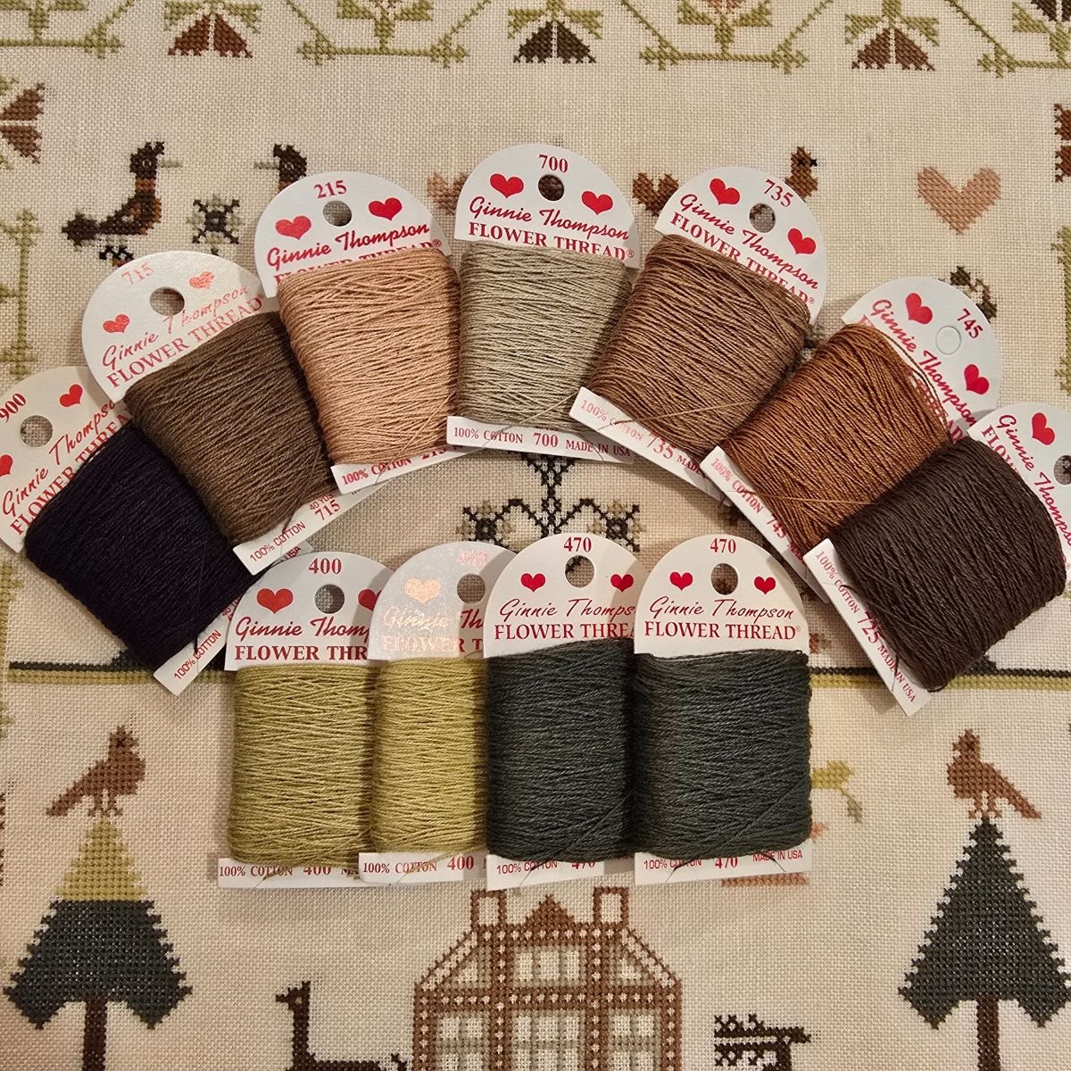 Sarah Flear Sampler 1806 Thread Pack
