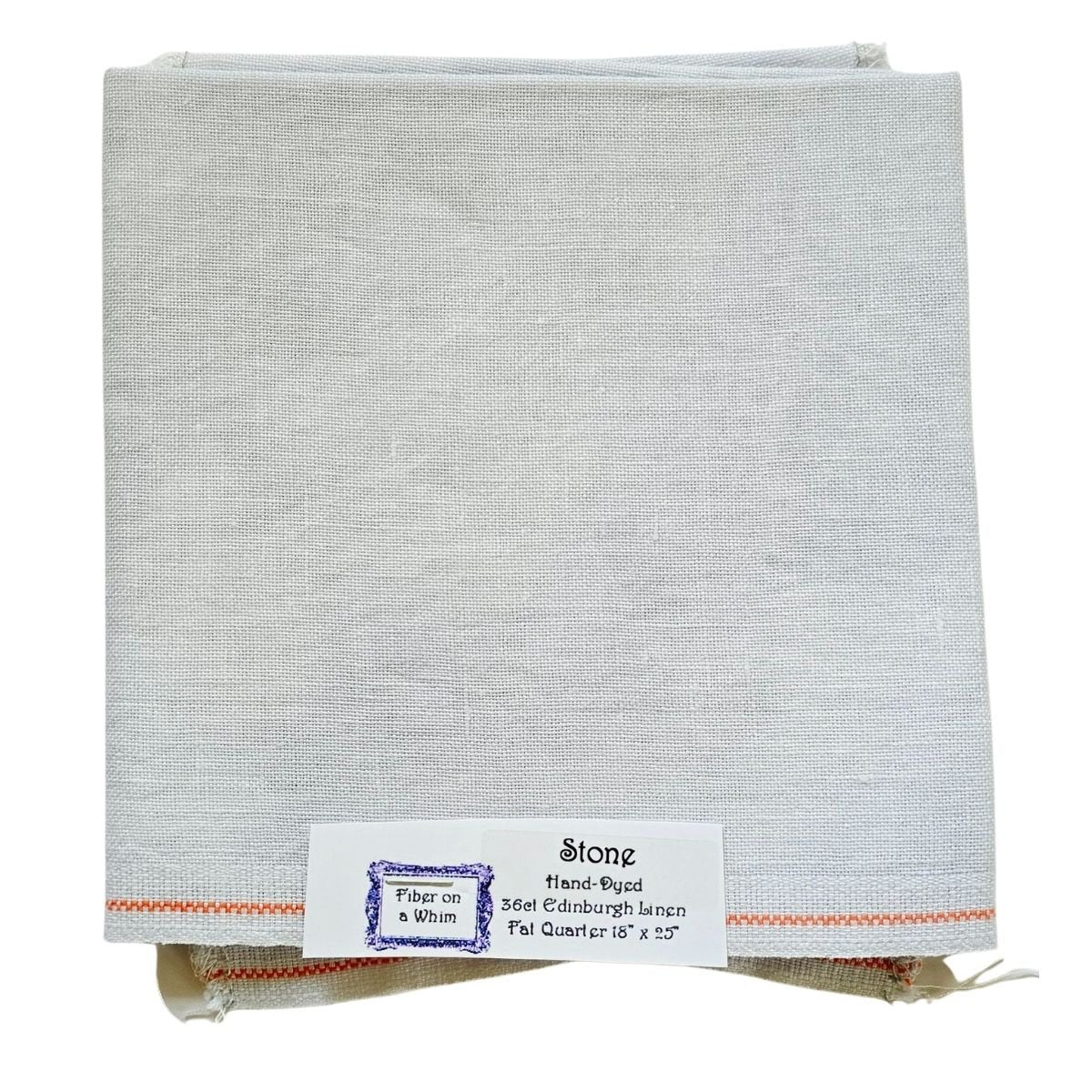 36 Count Linen by Fiber on a Whim Fat Quarter, Hand-Dyed Cross Stitch Fabric (Multiple Colors)