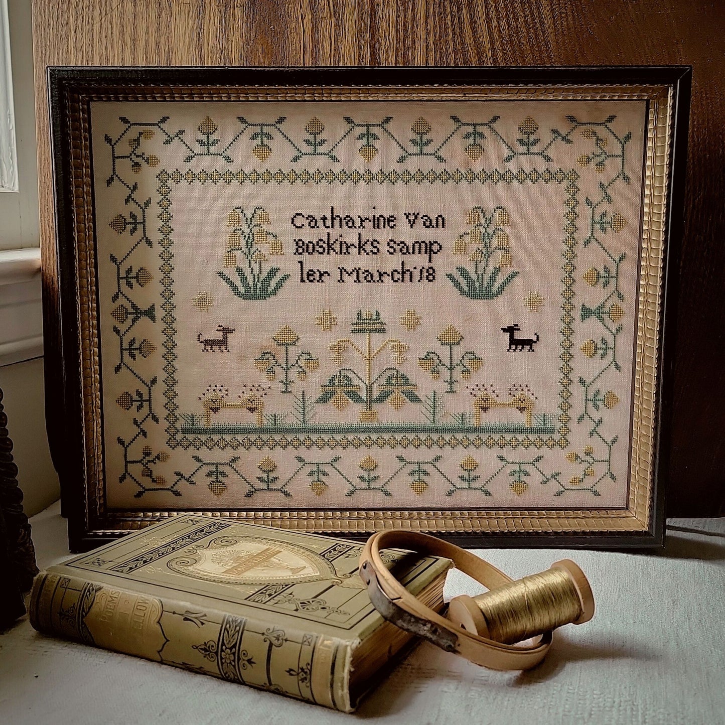 Catharine Van Boskirks 1825 Sampler Pattern PDF