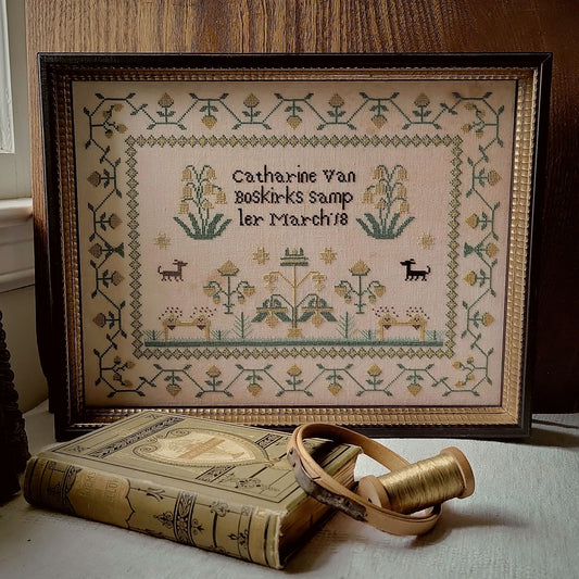 Catharine Van Boskirks 1825 Sampler Pattern PDF