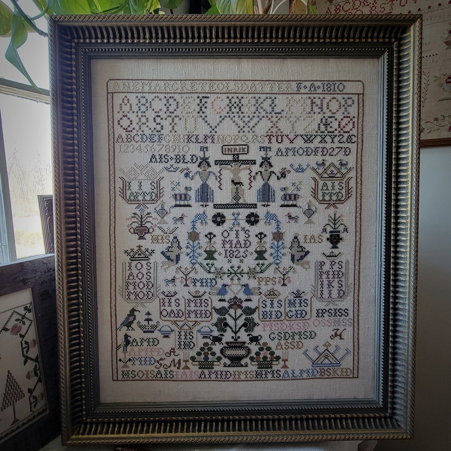Ane Margrete Olsdatter 1810 Sampler Pattern