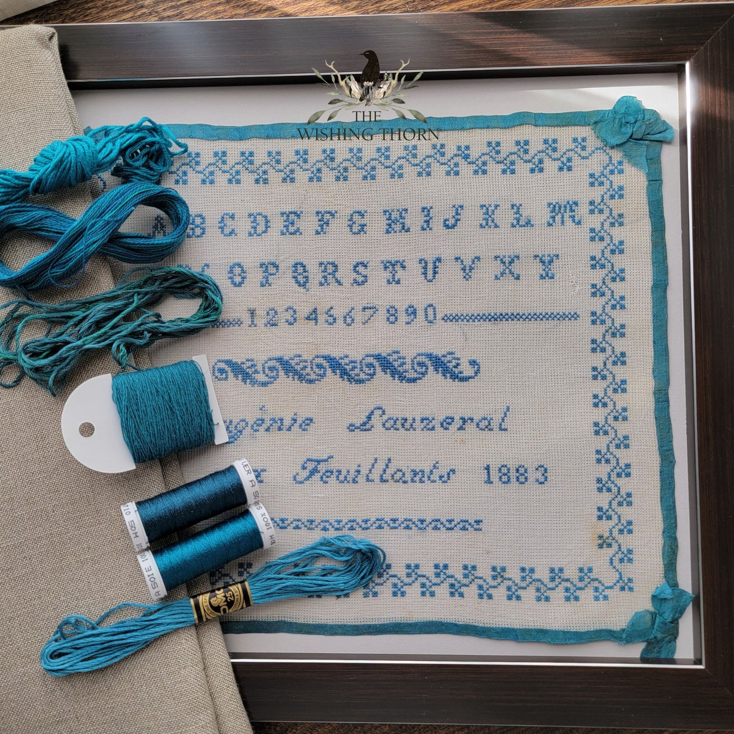 Eugenie Lauzeral 1883 Sampler Pattern
