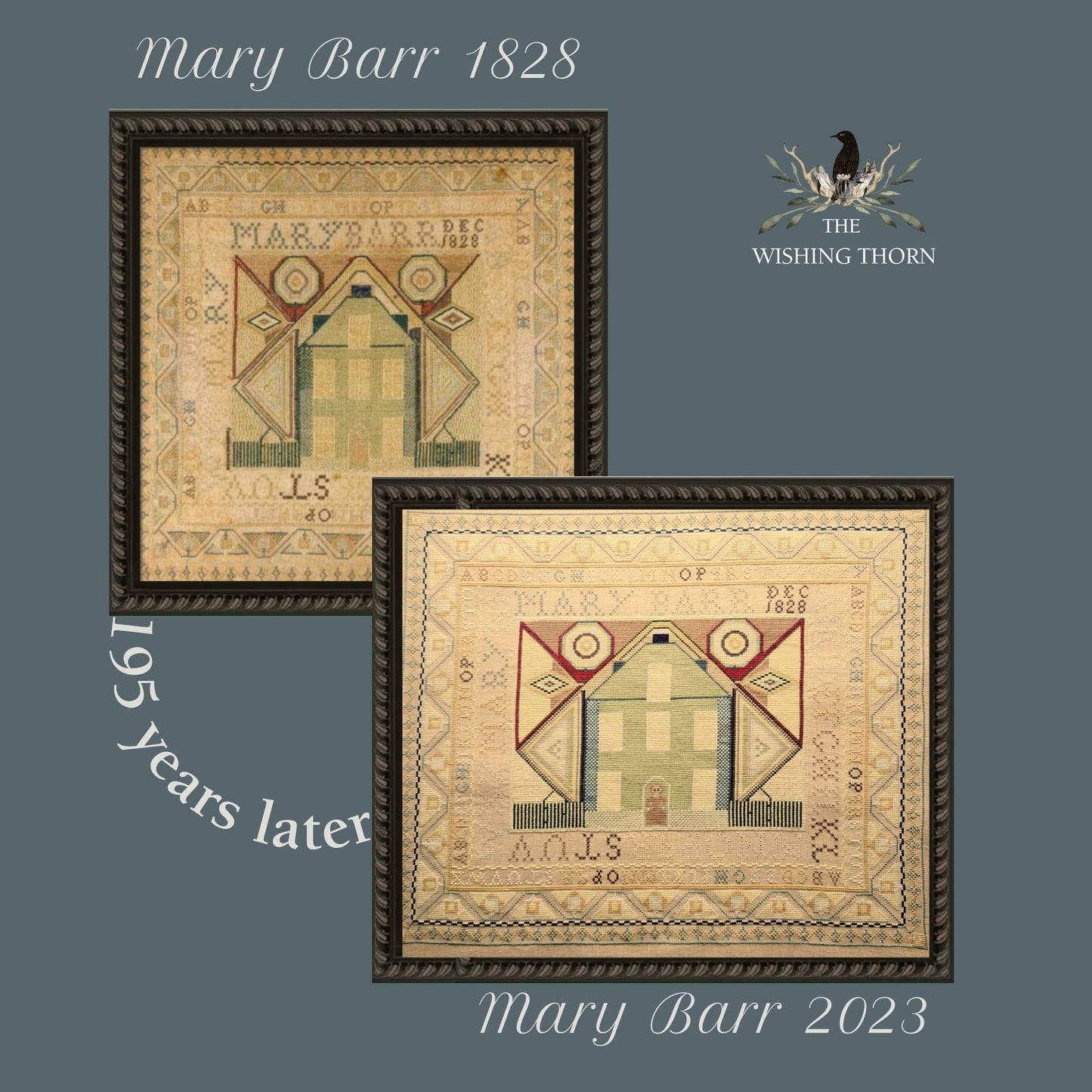 Mary Barr Sampler Pattern 1828