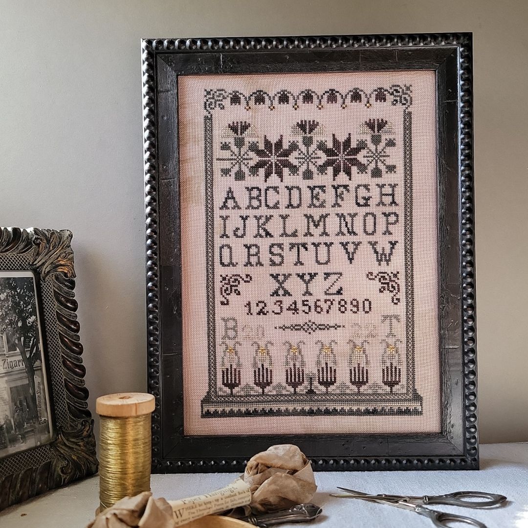 Night Thistle Cross Stitch Sampler PDF