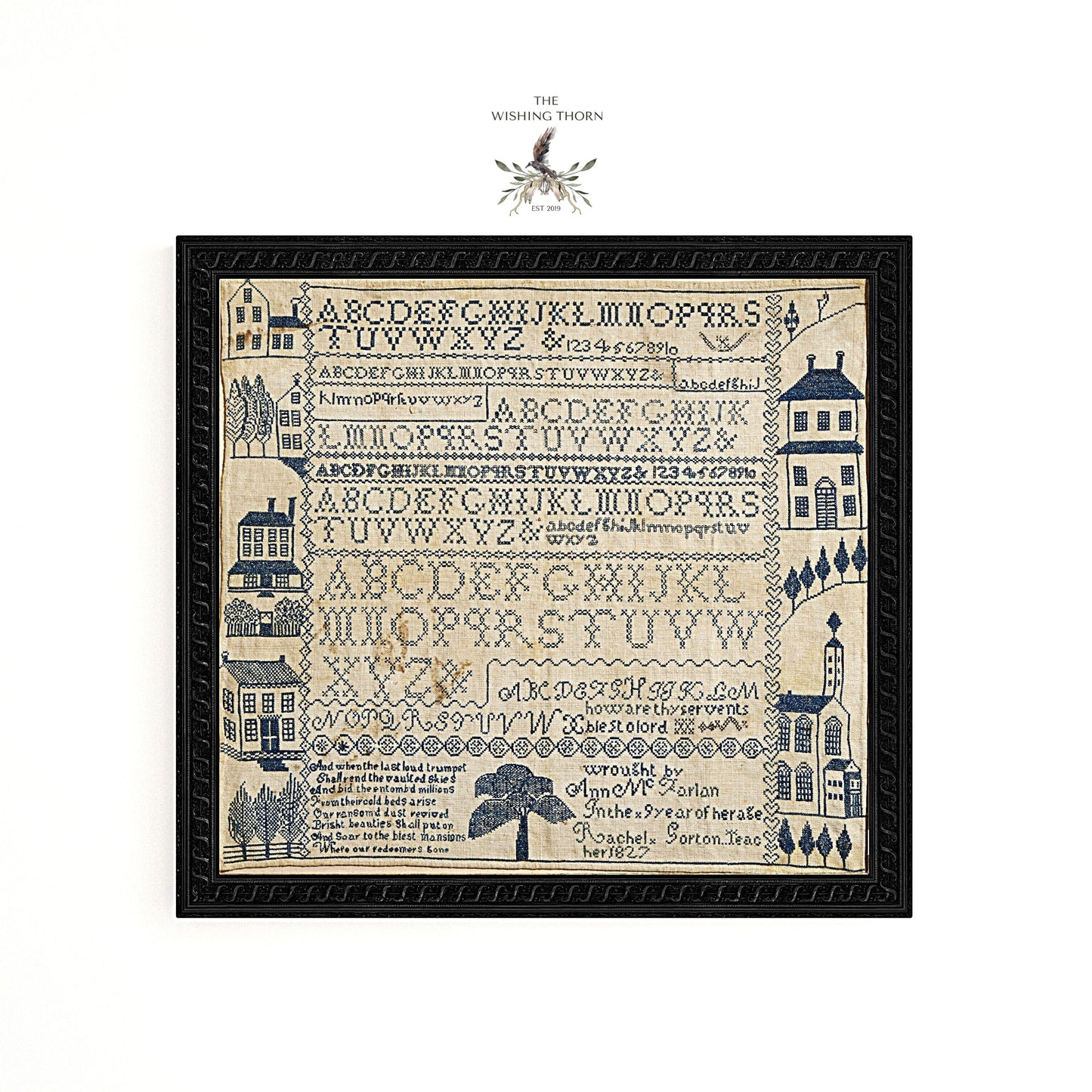Ann McFarlan Sampler Pattern 1827 PDF