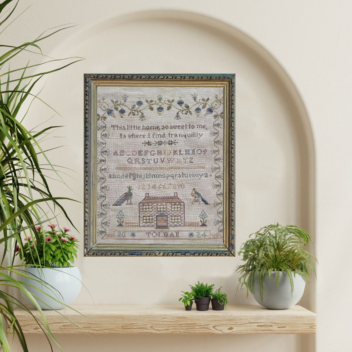 Little Home Sampler Paper Chart