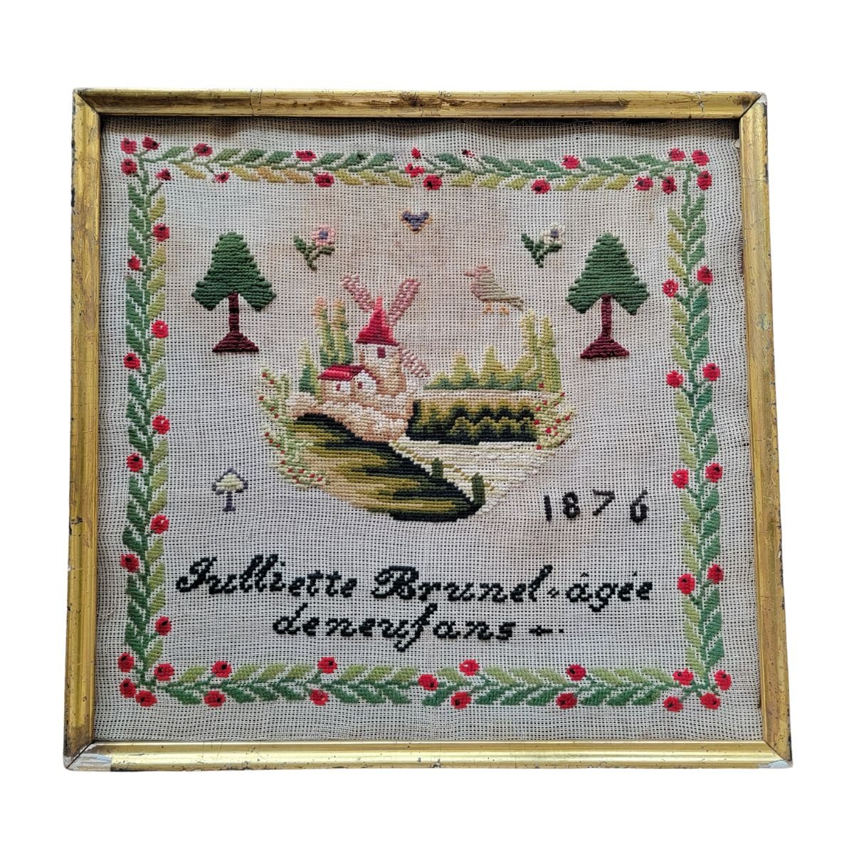 Julliette Brunel 1876 Sampler PDF