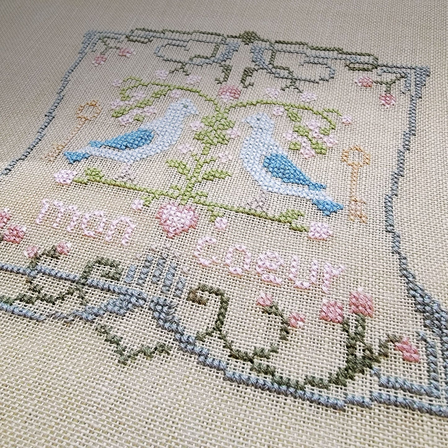 Mon Coeur Valentine Cross stitch pattern