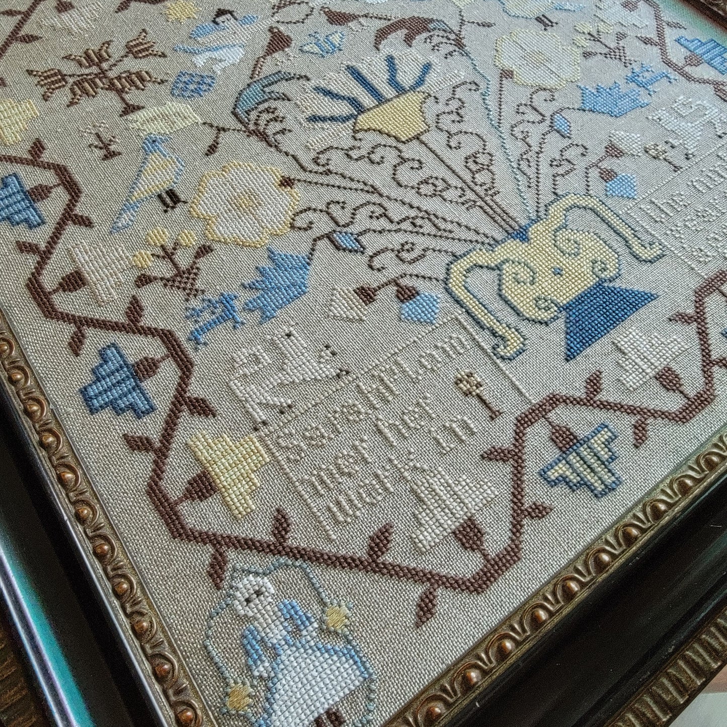 Sarah Plommer Sampler Reproduction 1759