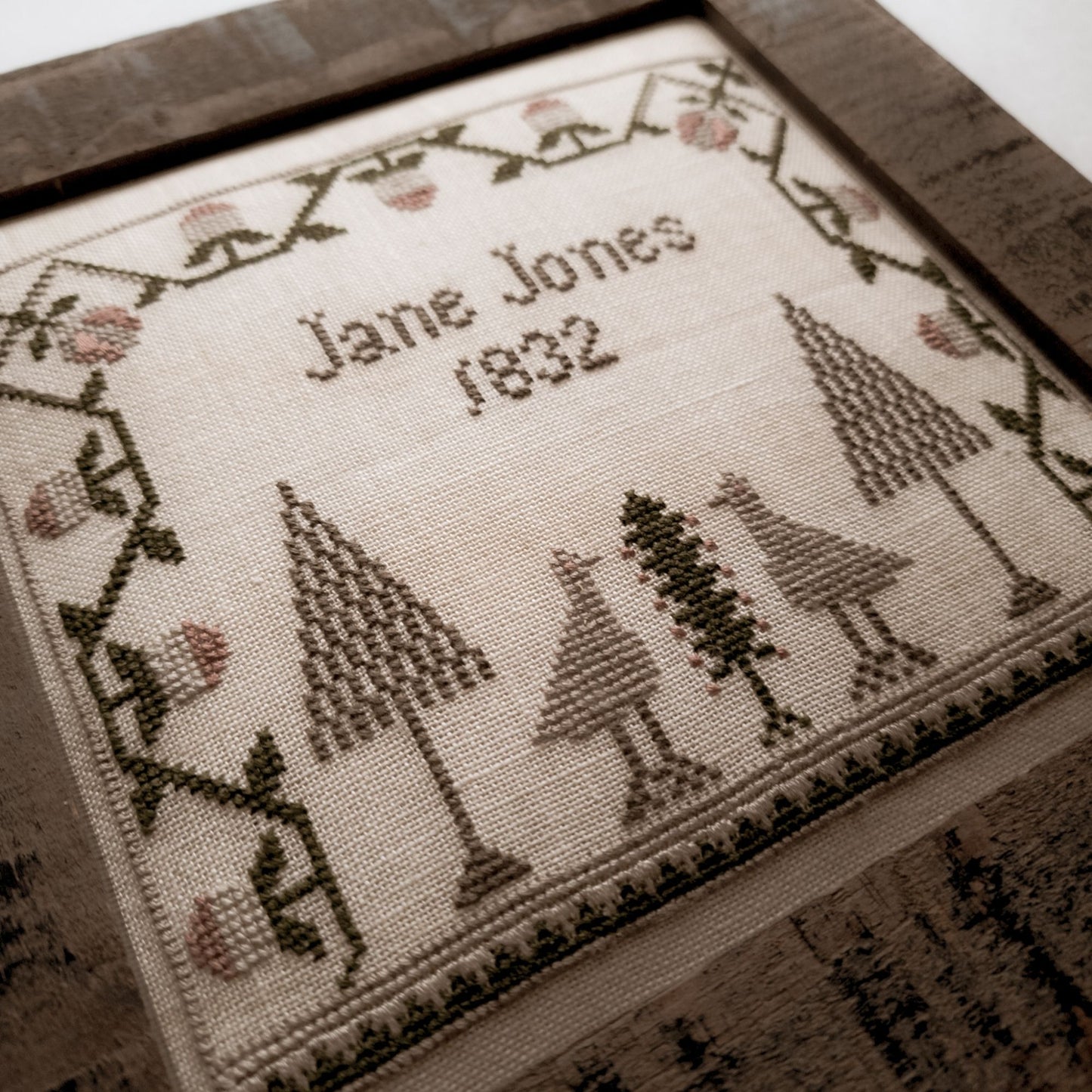 Jane Jones 1832 Mini sampler