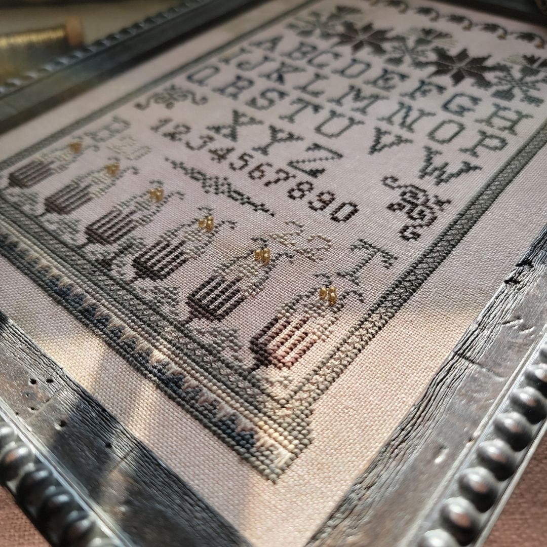 Night Thistle Cross Stitch Sampler PDF