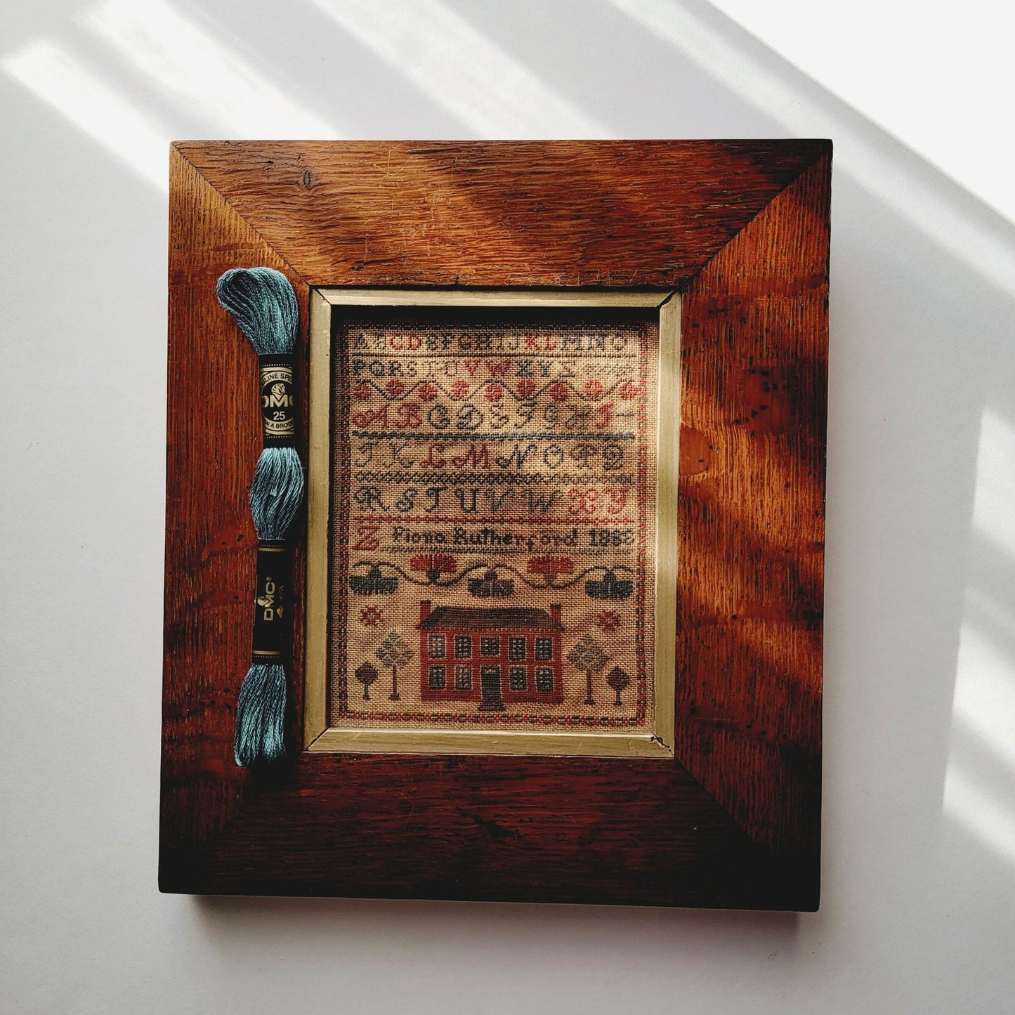 Fiona Rutherford 1866 Miniature Sampler Pattern PDF