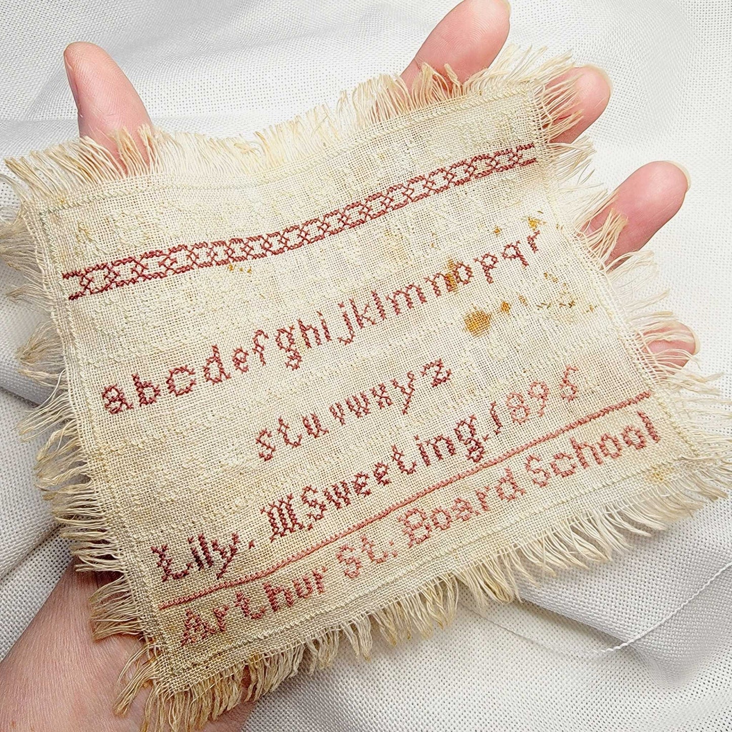 Lily M. Sweeting 1895 Sampler Pattern PDF