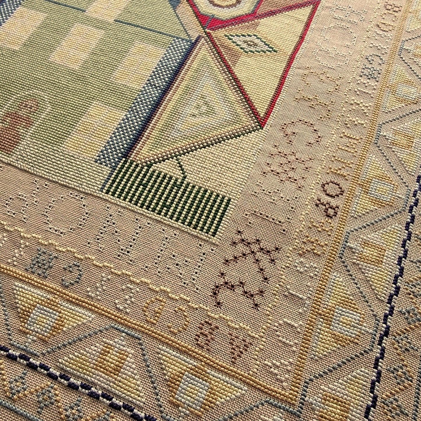 Mary Barr Sampler Pattern 1828