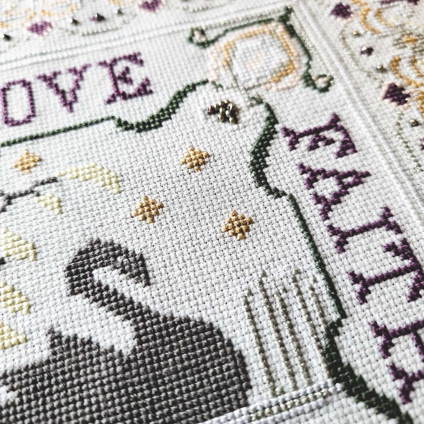 Swan Sampler Cross stitch Pattern PDF