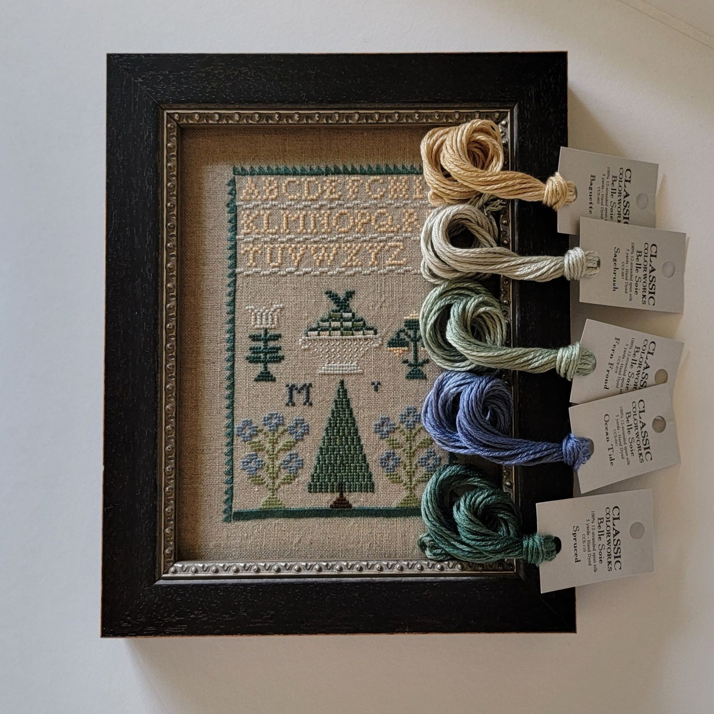 Mysterious M 1800s Sampler Pattern PDF