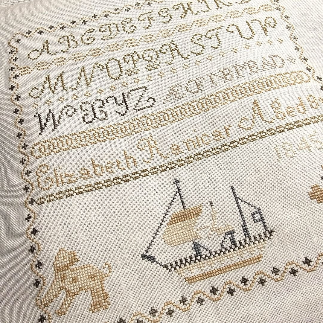 Elizabeth Ranicar 1845 Sampler Pattern