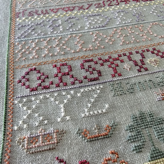Hannah Rider 1781 Sampler Pattern PDF