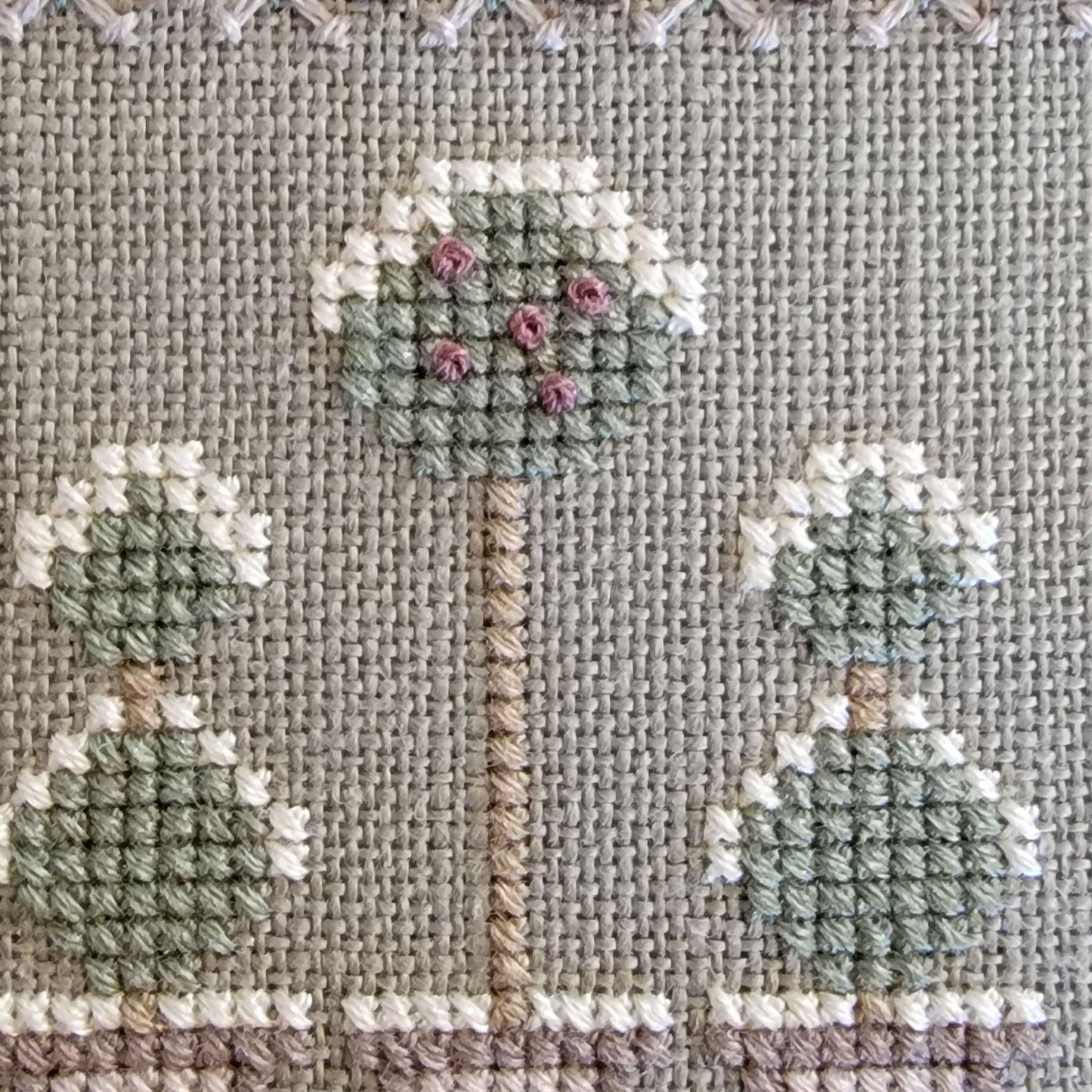 Winter Cross Stitch Sampler Pattern