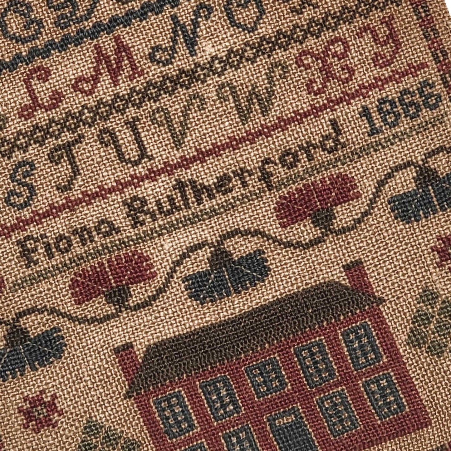 Fiona Rutherford 1866 Miniature Sampler Pattern PDF