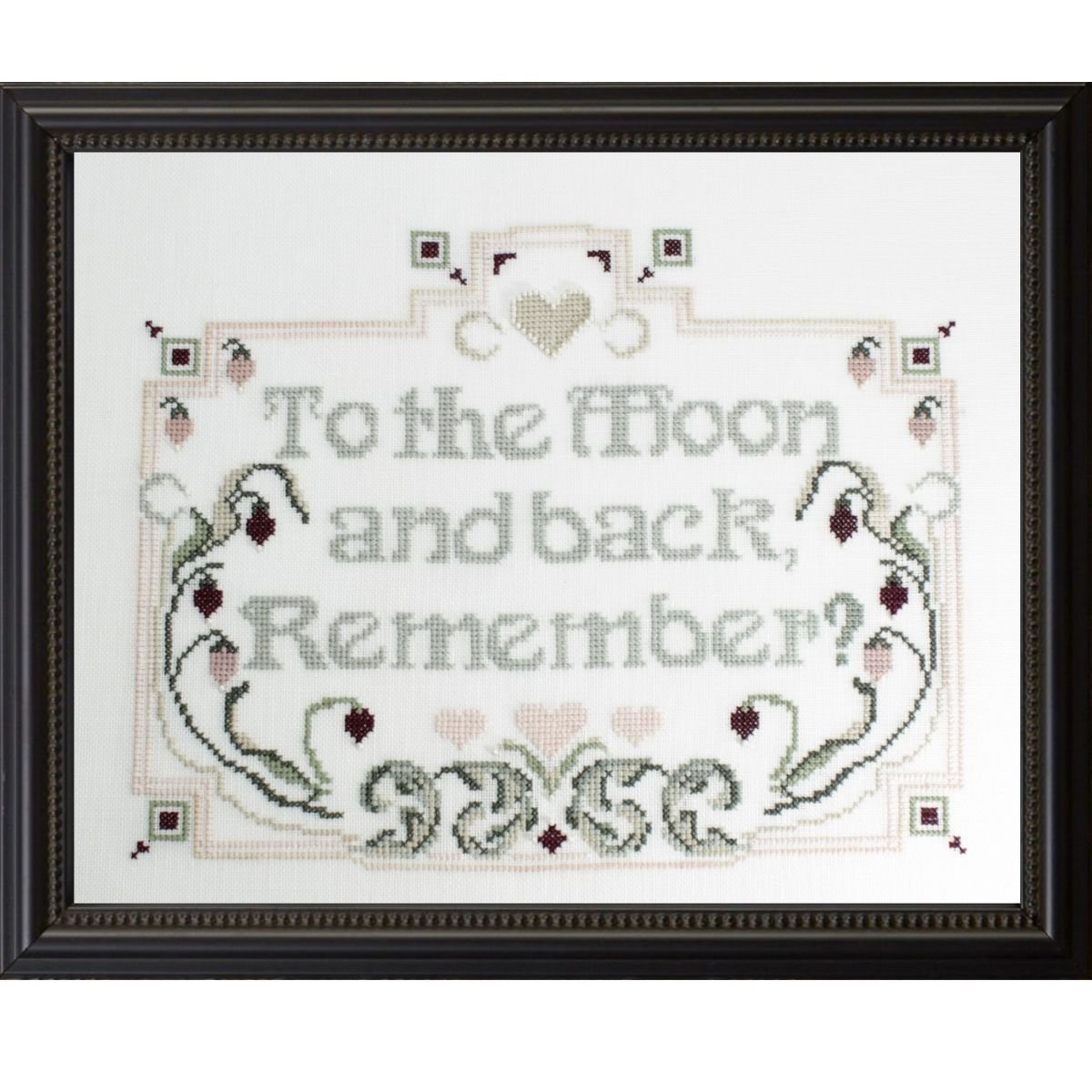 Art deco valentine sampler