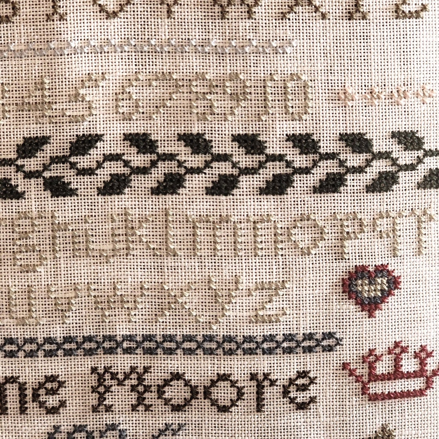 Jane Moore 1825 Sampler Pattern