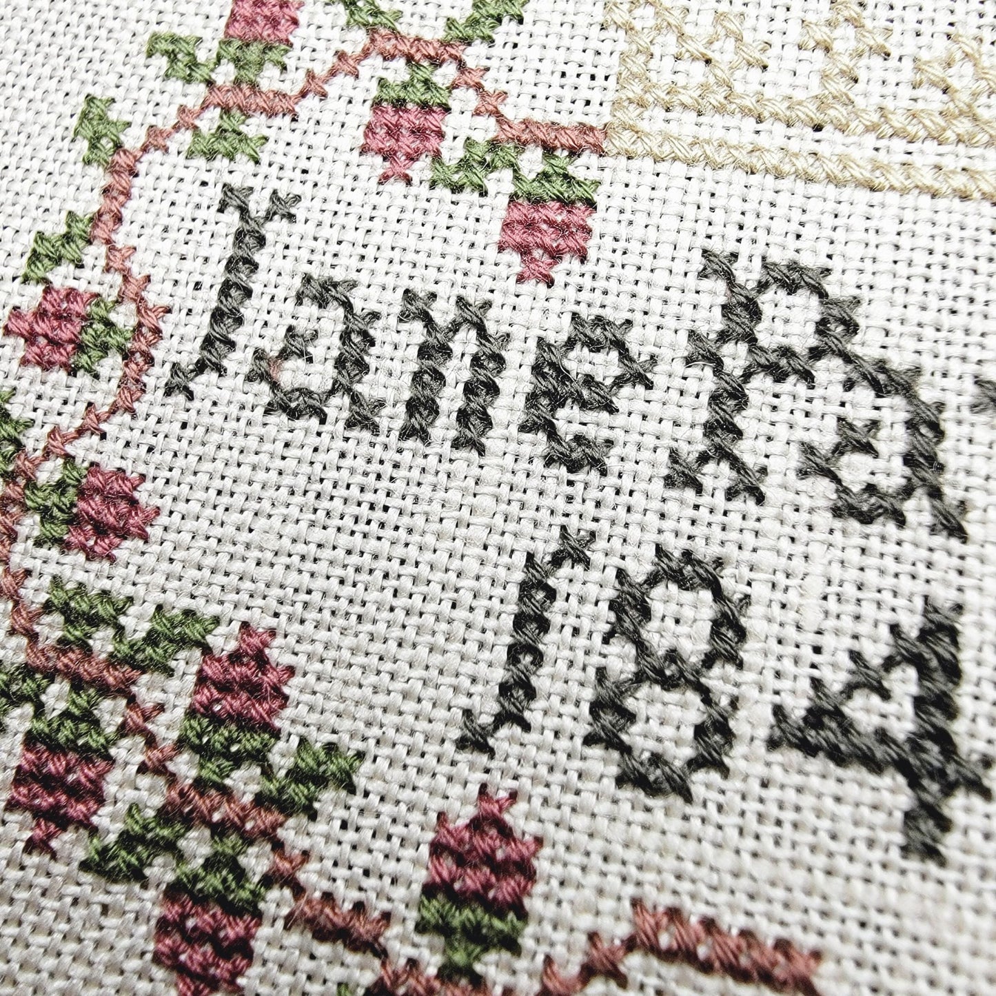Jane Parson Sampler Pattern 1841