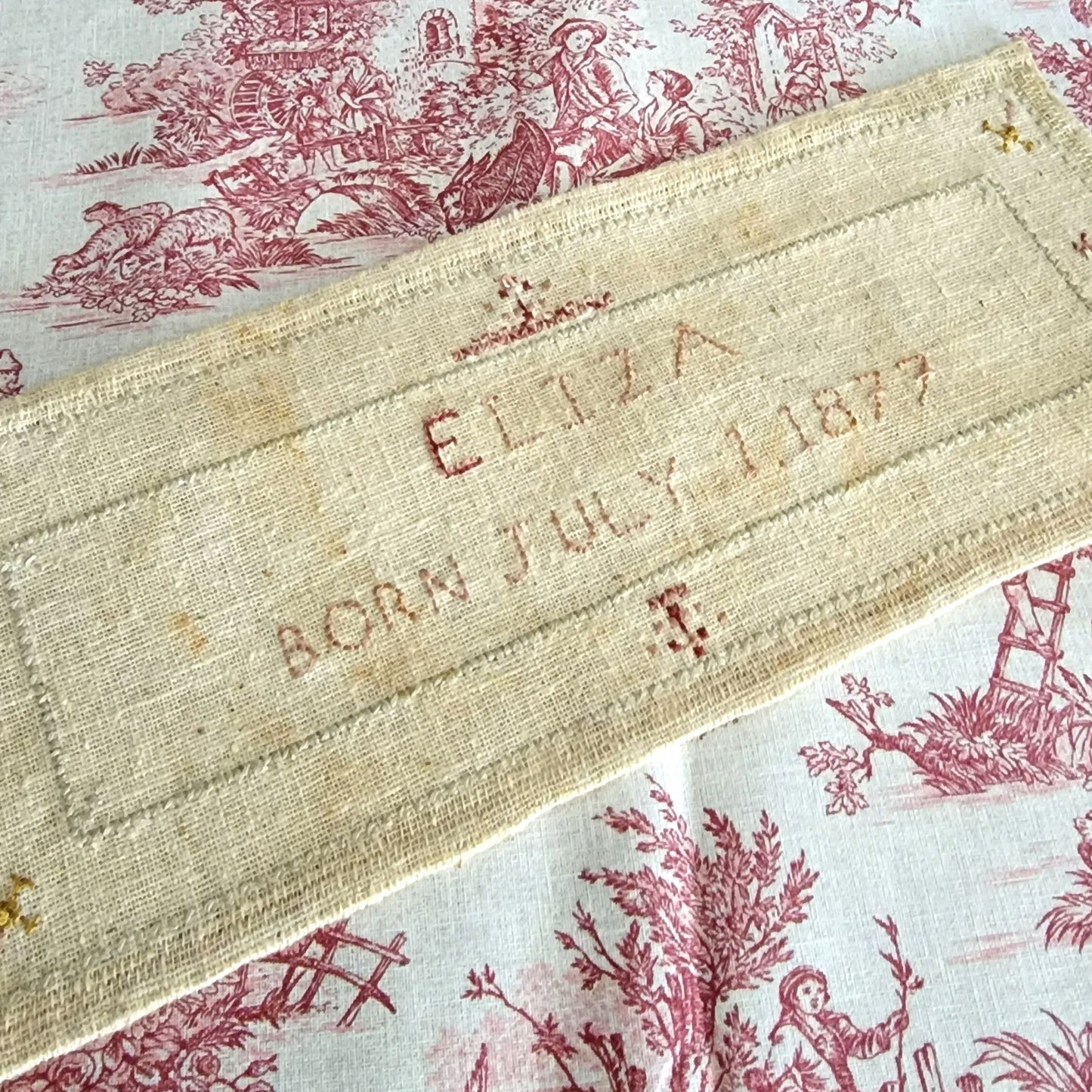 Eliza 1877 Sampler Pattern PDF